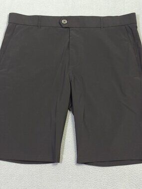 Greyson Shorts Men's 38 Black Montauk Performance Short 10" Golf Casual